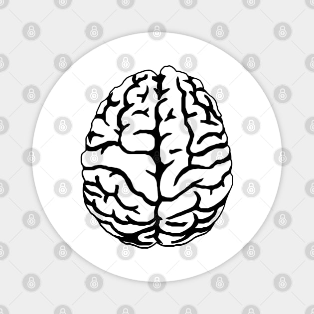 Listballs brain shirt Magnet by Listballs